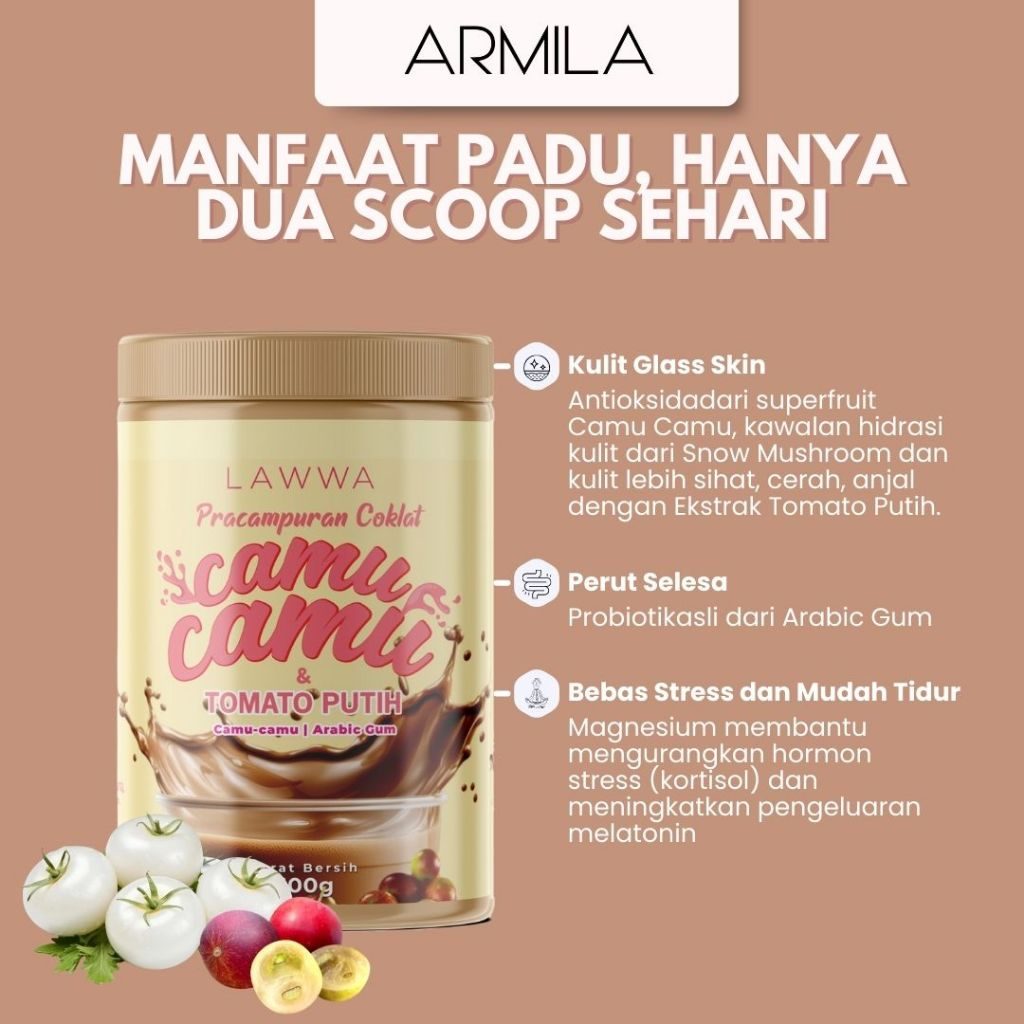 KAK ELL HQ | COMBO SET MINUMAN PUTEH | TANSU + KOPI TOMATO + PINKY | - Image 3