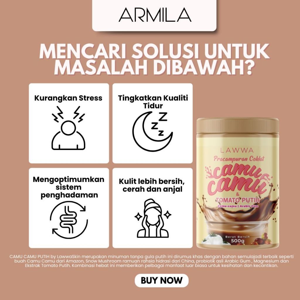 KAK ELL HQ | COMBO SET MINUMAN PUTEH | TANSU + KOPI TOMATO + PINKY | - Image 5