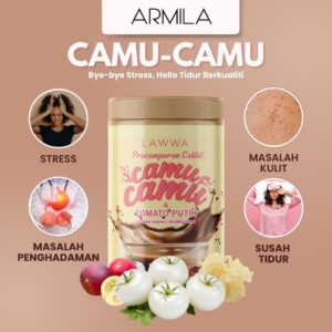 KAK ELL - CAMU CAMU & TOMATO PUTIH WITH MAGNESIUM PROBIOTIC - 1X 500GRAM / BOTOL