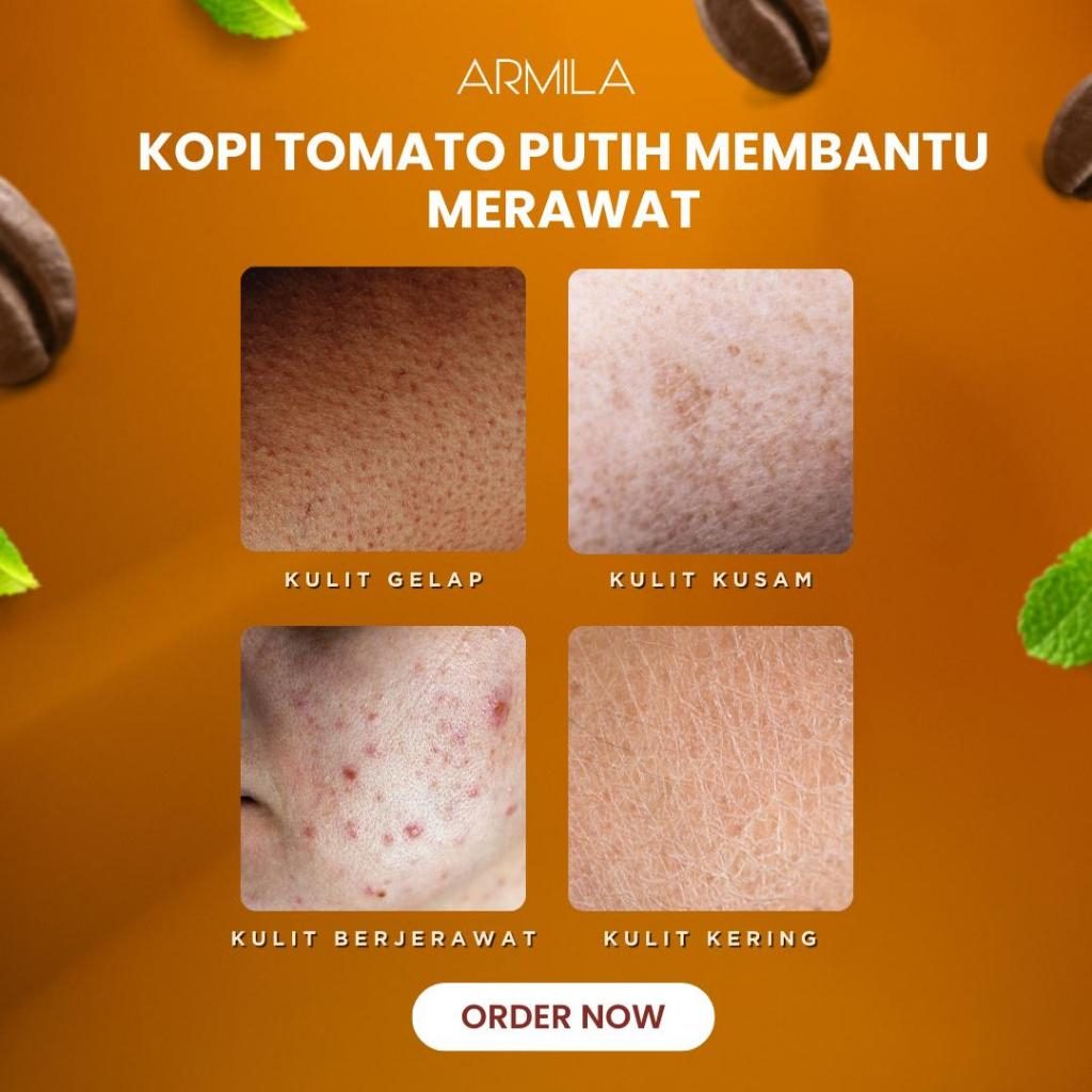KAK ELL HQ | KOPI TOMATO PUTIH | 1X BALANG 500G | MINUMAN KESIHATAN UNTUK KULIT BERASASKAN KOPI | 500GRAM - Image 2