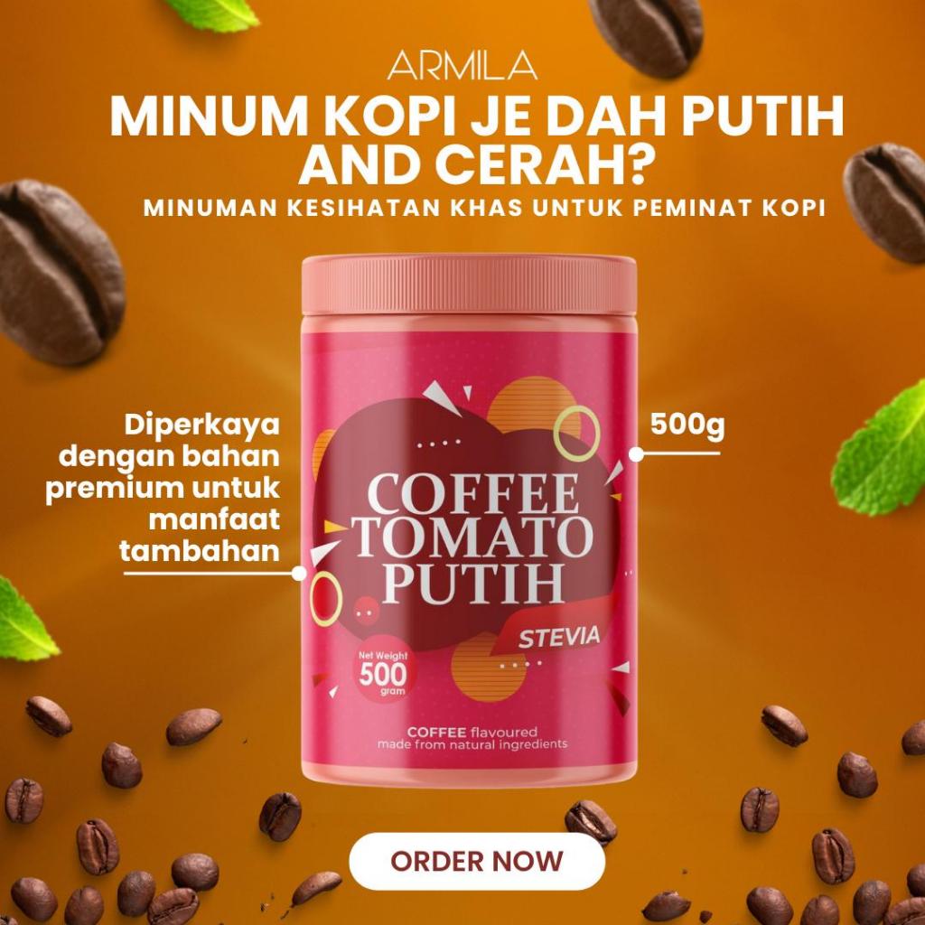 KAK ELL HQ | KOPI TOMATO PUTIH | 1X BALANG 500G | MINUMAN KESIHATAN UNTUK KULIT BERASASKAN KOPI | 500GRAM - Image 5