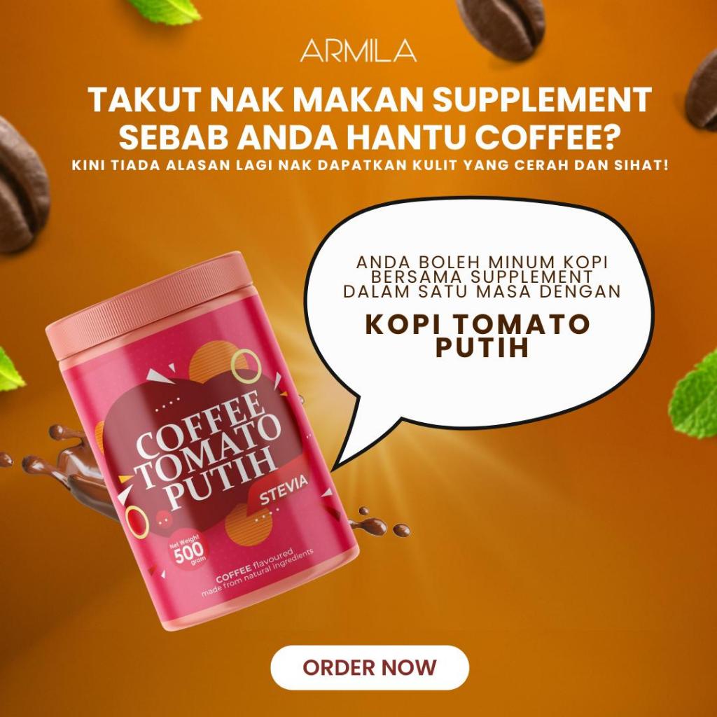 KAK ELL HQ | KOPI TOMATO PUTIH | 1X BALANG 500G | MINUMAN KESIHATAN UNTUK KULIT BERASASKAN KOPI | 500GRAM - Image 7
