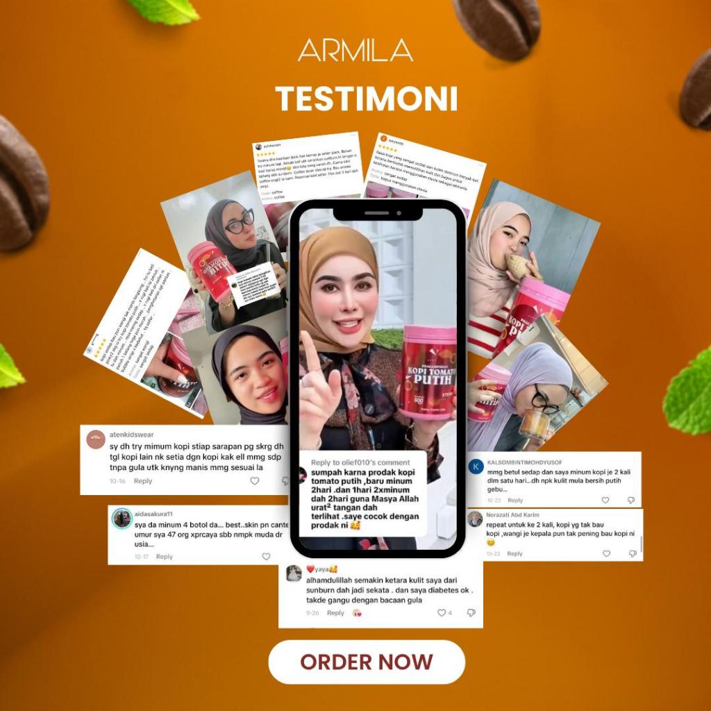 KAK ELL HQ | KOPI TOMATO PUTIH | 1X BALANG 500G | MINUMAN KESIHATAN UNTUK KULIT BERASASKAN KOPI | 500GRAM - Image 8