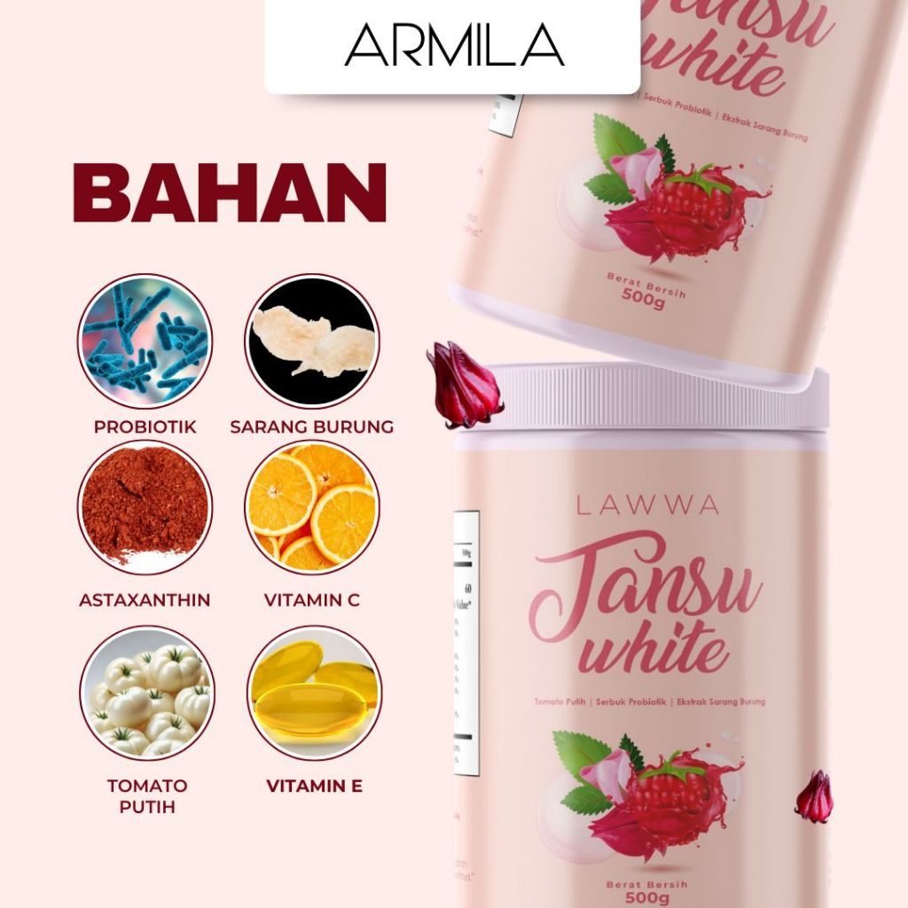 KAK ELL - TANSU WHITE BRIGHTENING SUPPLEMENT - 1X 500GRAM / BOTOL - Image 3