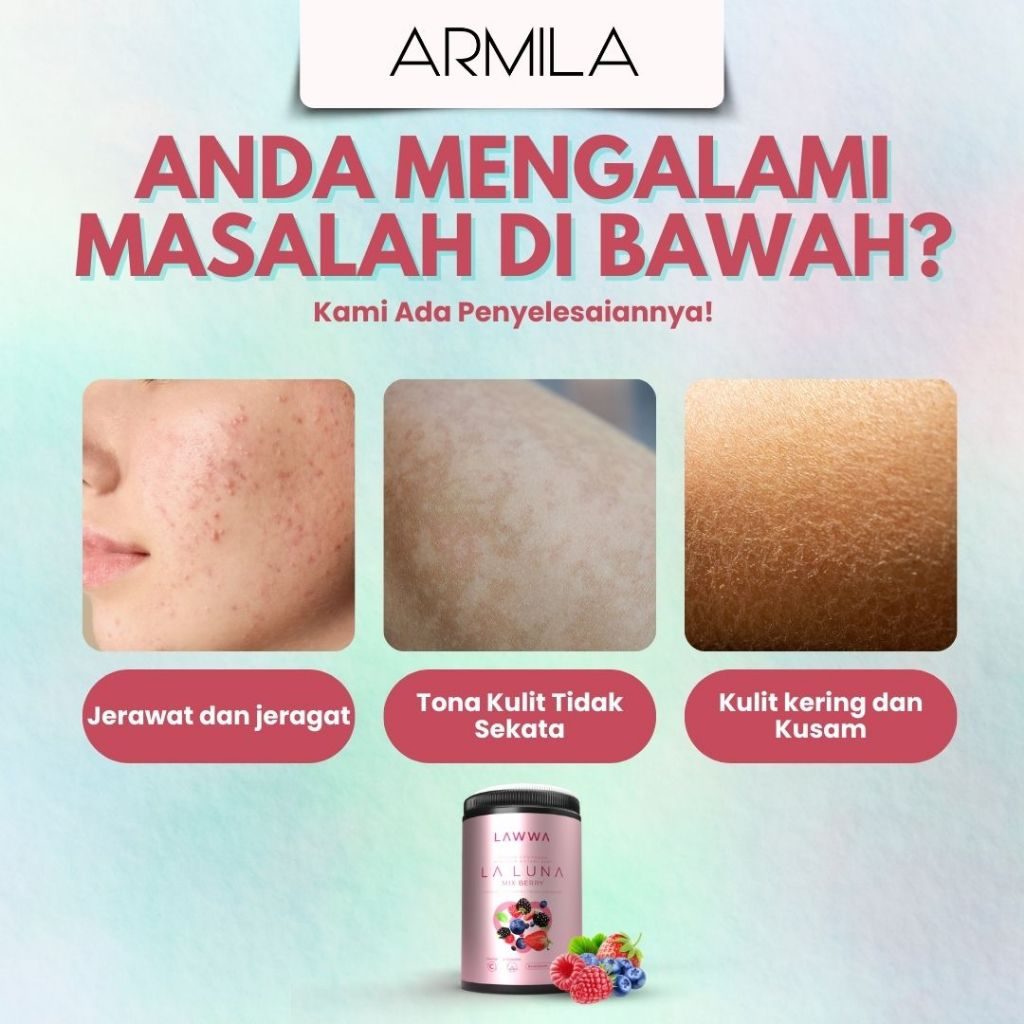 LAWWA | LA LUNA MIX BERRY DRINK | 15X Glowing Hydrating Drink Supplement - Image 5