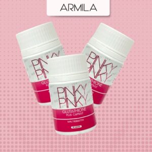 KAK ELL HQ  | PINKY PINKY GLUTATHIONE PLUS  | BRIGHTHENING BOOSTER | PUTIH GEBU | 1 CAPSULE 200G  |